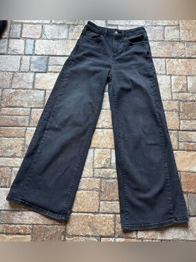 Flying Monkey Black High-Rise Extra Wide Leg Jeans